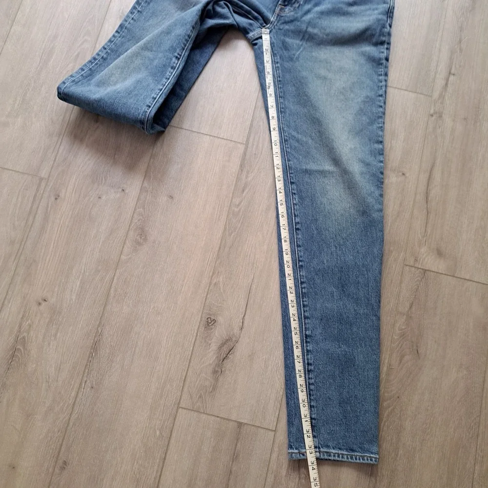 Abercrombie & Fitch Jeans Mens 32x34 Blue Vintage Stretch 90's Slim Light Wash